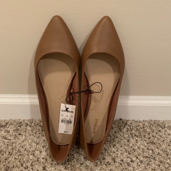 Express Shoes - Express Flats - Light Brown